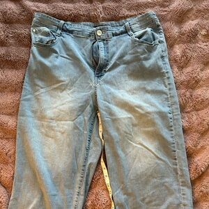 d. jeans Light Blue Women's Jean Capris